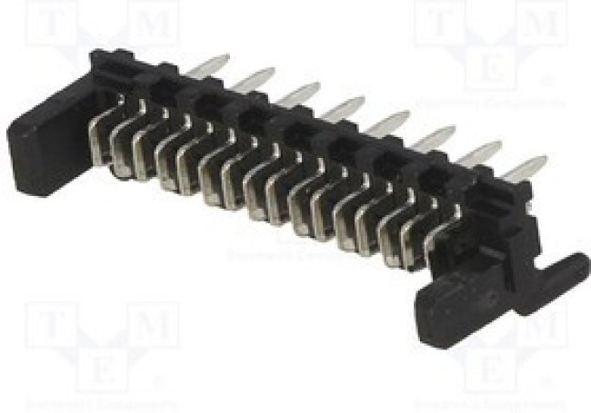 MX-90325-0016, Гнездо, провод-плата, "папа", PIN: 16, 1,27мм, THT, PicoFlex, 1,2А