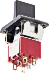 3-1571987-4, DPDT, (On)-Off-(On) Rocker Switch Panel Mount