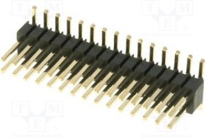 ZL322-2X15P, Штыревой, IDC, "папа", PIN 30, прямой, 1,27мм, SMD, 2x15, позолота