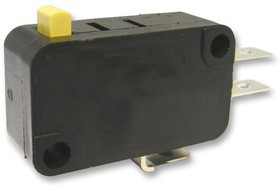 M141T02-AC0300D, Микропереключатель, Мгновенного Действия, Плунжер, SPDT, Быстрое Соединение, Пайка, 10 А