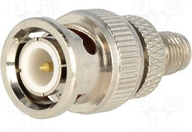 SMAG-BNCW, Адаптер, BNC "папа", SMA "мама", Покрытие: позолота