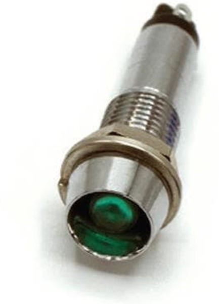 677-1312-323F, LED Panel Mount Indicator Uni-Color Orange 560mcd 2-Pin