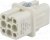 MX-93601-0077, Разъем: HDC, контактная вставка, "мама", S-D,S-D7, PIN: 8, 7+PE