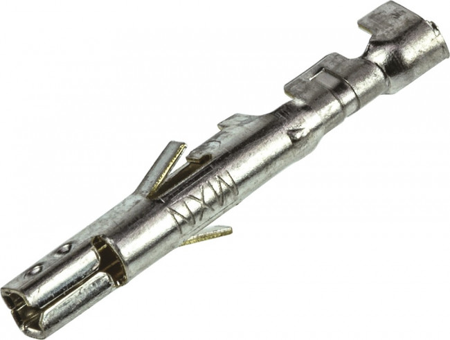 39000047, Контакт, Mini-FitR Jr.T, Серия 5556, Гнездо, Обжим, 22-28 AWG 39000047, Контакт, Mini-FitR Jr.T, Серия 5556, Гнездо, Обжим, 22-28 AWG