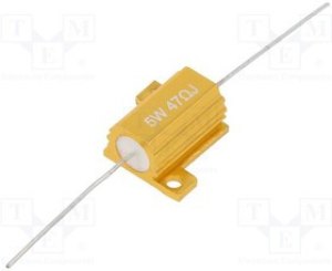 AHP5W-47RJ, Резистор: проволочный, с радиатором, 47Ом, 5Вт, ±5%, 50ppm/°C AHP5W-47RJ, Резистор: проволочный, с радиатором, 47Ом, 5Вт, ±5%, 50ppm/°C