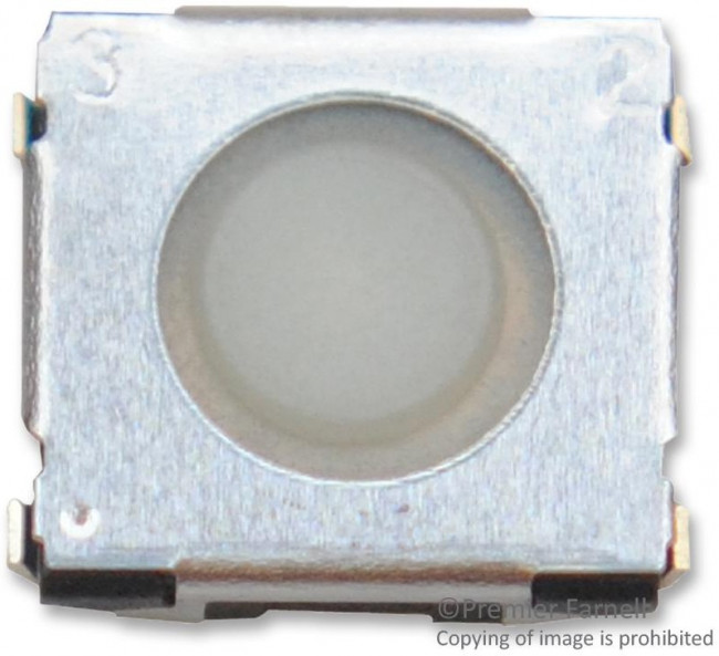 EVQ-Q2U01W, Tactile Switches Switch Light Touch 6mm Square SMD