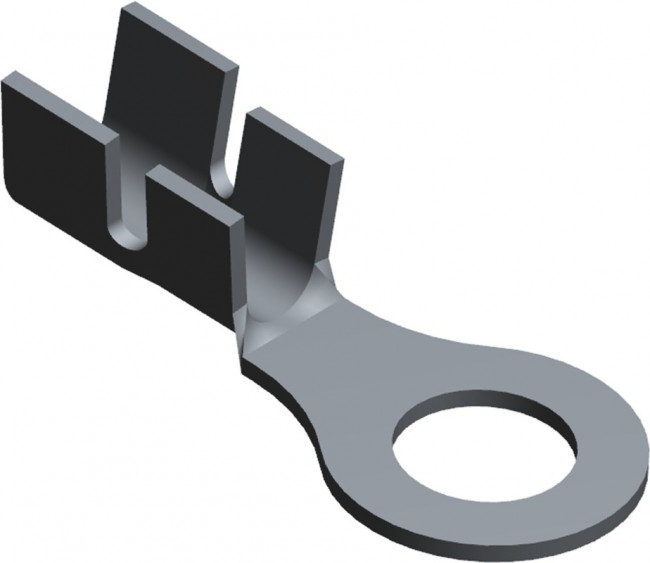 62691-2, RING TONGUE TERMINAL, 1/4", 10AWG
