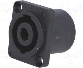 FM1270, Гнездо, для громкоговорителей, "папа", с фланцем, PIN: 4 FM1270, Гнездо, для громкоговорителей, "папа", с фланцем, PIN: 4