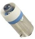 VC18606137, LED Replacement Lamps - Based LEDs T3 1/4 Bayonet LED Blue 130V AC/DC
