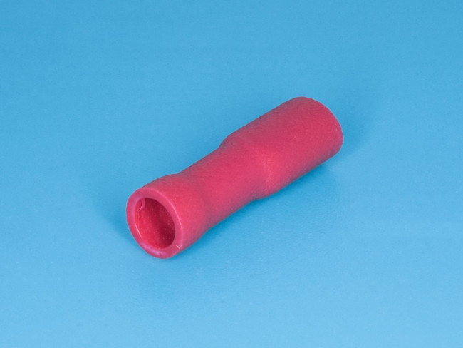 TAI3-1.25I, Клемма ножевая 3.0мм, розетка, полностью изолированная, провод 0.25-1.5 (красная) (OBSOLETE)