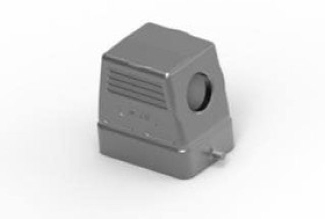 T1310060120-000, Heavy Duty Power Connectors Low Construction Hood M20 Side Entry
