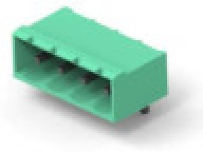 796644-2, Conn Shrouded Header (4 Sides) HDR 2 POS 5mm Solder RA Side Entry Thru-Hole Box
