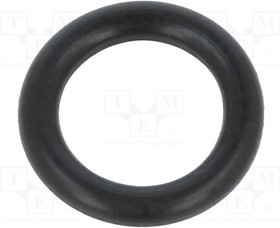 O-6X1.5-70-NBR, Прокладка O-ring, NBR, Thk: 1,5мм, dвнутр 6мм, черный, -30-100°C