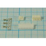 Разъем питания A125 розетка , контакты 1x10, шаг P1.25, монтаж на кабель, A125-10F