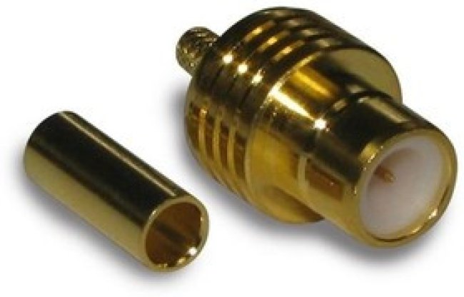142107, RF Connectors / Coaxial Connectors SMB ST CABLE JACK RG179 75 OHM GOLD