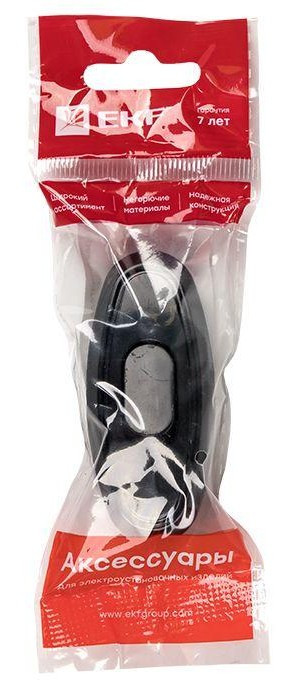 Переключатель бра черный 6А 250В APB6-30