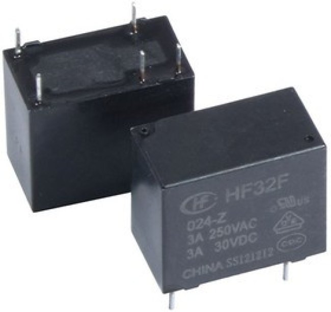 HF32F/024-ZS3, DC24V 5A 250VAC, материал контактов AgNi / HF32F/024-ZS3