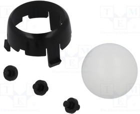 POLOLU-3530, Опорный шарик, черный, Набор: шарик, корпус, на корпус, 25,4мм POLOLU-3530, Опорный шарик, черный, Набор: шарик, корпус, на корпус, 25,4мм