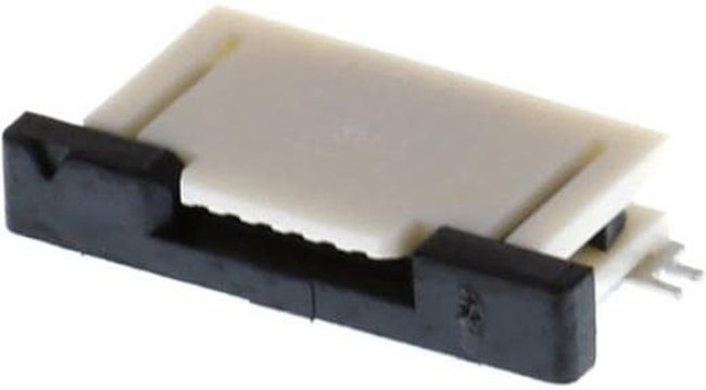 527450697, Соединитель FPC 6 контактов шаг 0.5мм угловой SMD лента на катушке