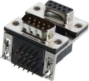 L17H2210120, STACKED D SUB CONN, 9P RCPT-PLUG, TH L17H2210120, STACKED D SUB CONN, 9P RCPT-PLUG, TH