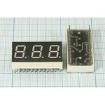 Светодиодный дисплей зеленый, 7 сегментов, 3 разряда, высота 10,2 мм, JW-4031AB-G; №5546 G СД диспле