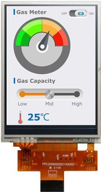 MDT0240A12SSR-SPI, LCD TFT DISPLAY, 2.4", SPI, RGB