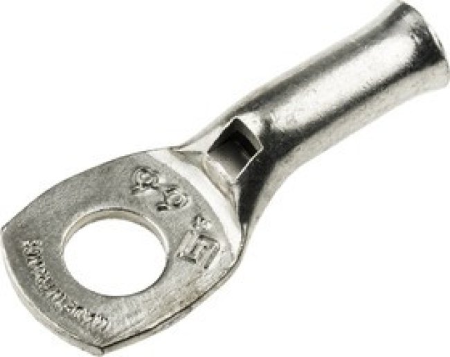 710032-4, XCT Uninsulated Ring Terminal, 6mm Stud Size, 6mm² to 6mm² Wire Size