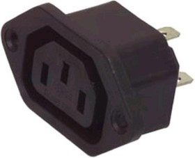 AS-208 (K2414), Разъем питания 220В IEC320 "гнездо" на панель