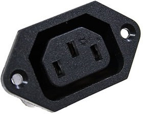 AS-208 (K2414), Разъем питания 220В IEC320 "гнездо" на панель