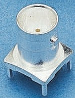 B6251F1-NT3G-75, 75 Straight PCB Mount, BNC Connector, jack