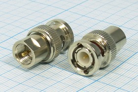 Разъем BNC вилка - разъем FME вилка