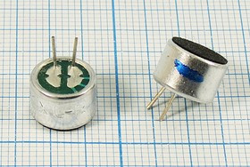 Микрофон электретный всенаправленный с выводами, средней чувствительности, 9.7x6.7мм; № 4277з микэ 9