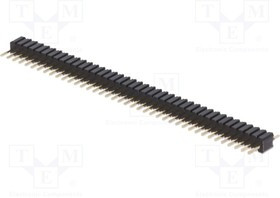 ZL311-40P, Штыревая планка, штыревой, "папа", PIN: 40, прямой, 1,27мм, THT ZL311-40P, Штыревая планка, штыревой, "папа", PIN: 40, прямой, 1,27мм, THT