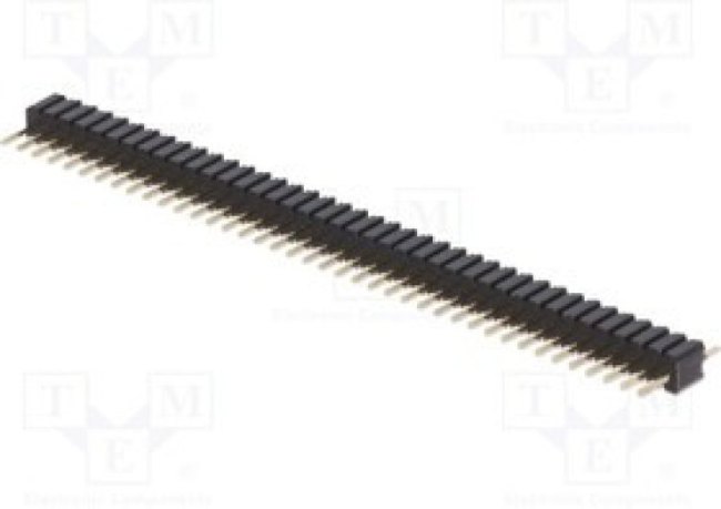 ZL311-40P, Штыревая планка, штыревой, "папа", PIN: 40, прямой, 1,27мм, THT