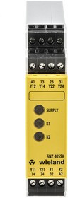 R1.188.0530.1, Dual-Channel Two Hand Control Safety Relay, 24V ac/dc, 2 Safety Contacts