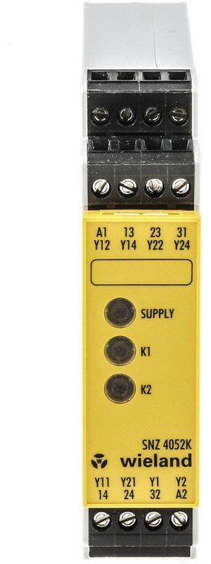 R1.188.0530.1, Dual-Channel Two Hand Control Safety Relay, 24V ac/dc, 2 Safety Contacts
