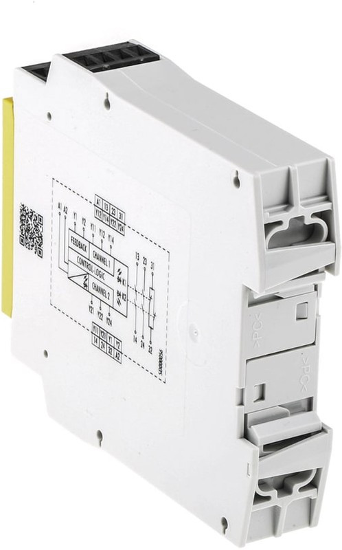 R1.188.0530.1, Dual-Channel Two Hand Control Safety Relay, 24V ac/dc, 2 Safety Contacts