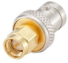 32S151-K00L5, RF Adapters - Between Series SMA Plug to BNC Jack Straight Adapter