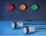 557-1422-203F, LED Panel Mount Indicator Bi-Color Blue/Red 625mcd/425mcd 3-Pin