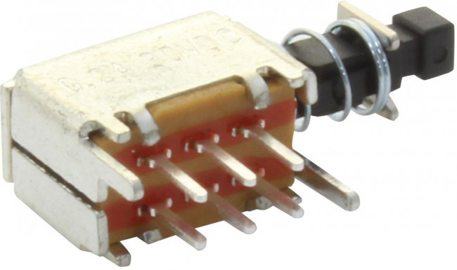 PN11SHSA03QE, Pushbutton Switches Switch Pb Spdt Mom 230Gf .2A