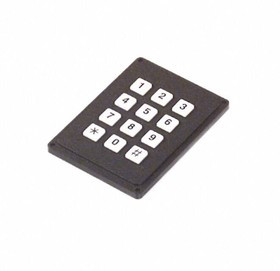 96AB2-102-R, Input Devices Keypad 3x4 Matrix Black Legend/White