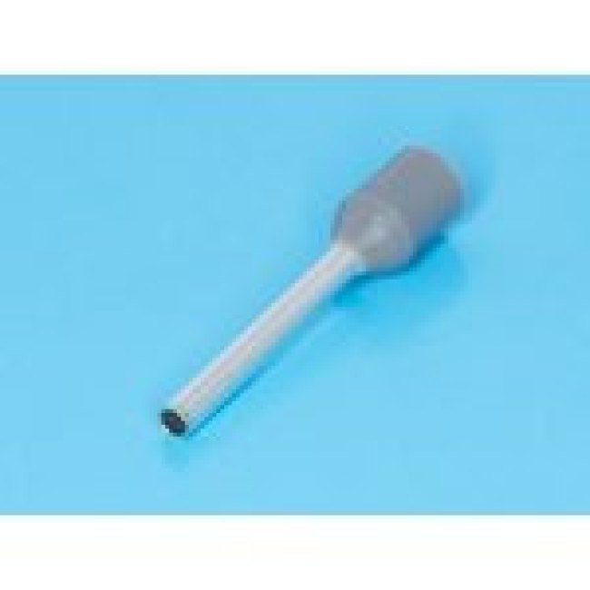 KLS8-01108-E7512 grey (TIC-0.75-12) серый (LT07512), Наконечник 12мм для обжима многожильн. кабеля 0 KLS8-01108-E7512 grey (TIC-0.75-12) серый (LT07512), Наконечник 12мм для обжима многожильн. кабеля 0
