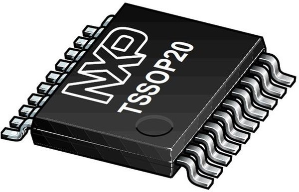 74HC244PW,118, Два шинных формирователя [TSSOP-20]