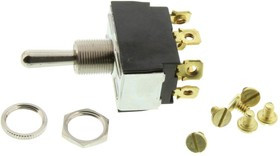 6GM5S-73, SWITCH, TOGGLE, DPDT, 15A, 125V