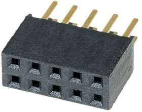 SSW-105-02-G-D, Headers &amp; Wire Housings Tiger Buy Socket Strip with PCB Tails, .100" Pitch