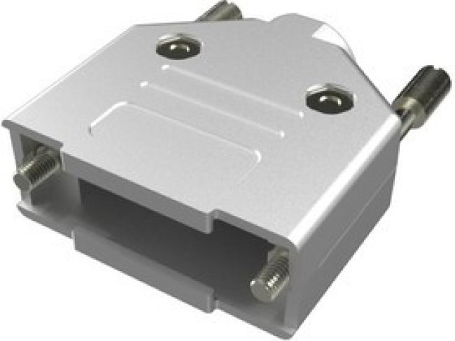 8655AZBT1A11KLF, Корпус D Sub, DB, 180°, Металлизированный Корпус из Пластика