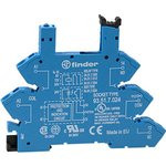 93.51.7.024, (93517024), Розетка с безвинтовыми клеммами (пружинный зажим) для реле 34 серии; питани