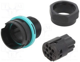 THB.406.A8A, Разъем: питания AC, зажим под винт, "папа", TH406, 0,5-1мм2, 400В