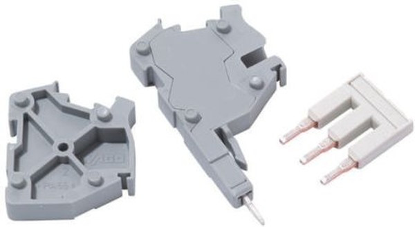 2002-403, Перемычка, Перемычка, Клеммными колодками на рейку TOPJOB S, 3 вывод(-ов)