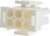 350715-4, Conn Housing PL 6 POS 6.35mm Crimp ST Cable Mount White Package 350715-4, Conn Housing PL 6 POS 6.35mm Crimp ST Cable Mount White Package